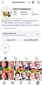 🔴 INSTAGRAM 39K | TV & Novelas 💥 ALTO ENGAJAMENTO! 💥