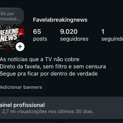 CONTA DO INSTAGRAM ORGÂNICO (crescendo) (9.0 mil seguidores & 2.7 MILHÕES de views em 30D)