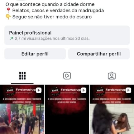 🔵 Instagram Disponível 🔵 🎯 Nicho: Favela / Conteúdo Noturno 👥 + De 15k Seguidores Reais! 📊 + de 2,7 mi de views (30D) ( CRESCENDO )