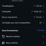 INSTAGRAM 2.377 seguidores 100% ORGÂNICA / 7 DIAS DE CRIAÇÃO / 3,5 M. visualizações