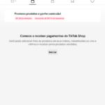 CONTA TIKTOK SHOP 4K DISPONÍVEL