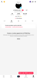 CONTA TIKTOK SHOP 4K DISPONÍVEL