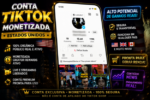 CONTA TIKTOK MONETIZADA ESTADOS UNIDOS ALTO ENGAJAMENTO