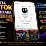 CONTA TIKTOK MONETIZADA ESTADOS UNIDOS ALTO ENGAJAMENTO
