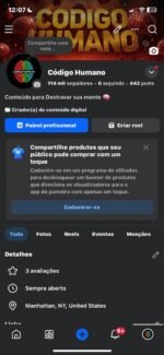 conta de fecebook 114 mil seguidores monetizada em anuncio a venda