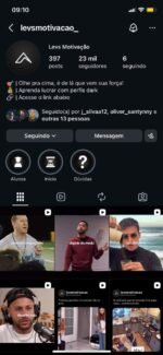 Conta Instagram bem engajado 23 mil seguidores