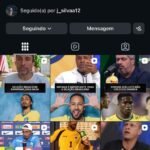 Conta Instagram de futebol com 947 seguidores