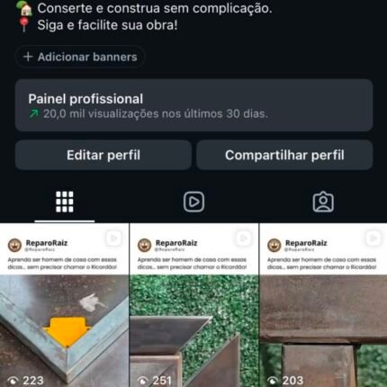 Conta Instagram bem engajado 3 mil seguidores