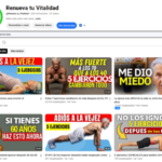 CANAL MONETIZADO SAÚDE ESPANHOL COM 2200 INSCRITOS