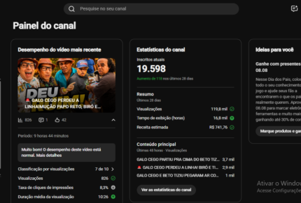 🚨 R$ 23.500 | EXISTEM CANAIS À VENDA. EXISTEM ATIVOS DIGITAIS. ISSO AQUI É UM ATIVO.