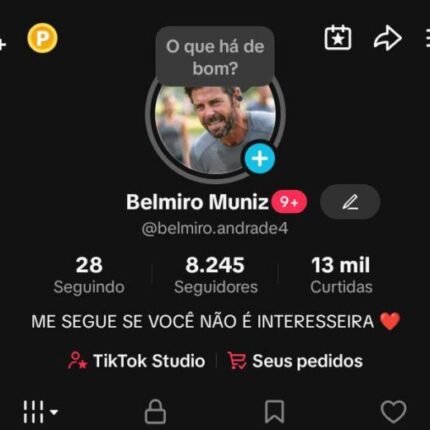 CONTA TIIKTOK +8K SEM RESTRIÇÕES SEM SHOP ❌