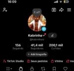 Conta TikTok 12K pronta pra monetizar