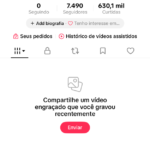 ✅CONTA TIKTOK 7K SEGUIDORES✅