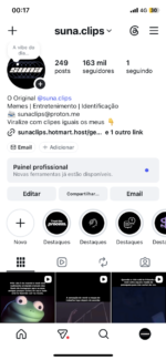 CONTA INSTAGRAM 163.000 SEGUIDORES ATIVA