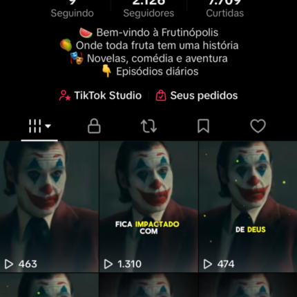 Conta tiktok , com tiktok shop pra ativar , sem restrições