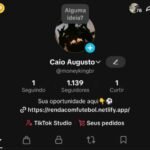 Conta Tik Tok 1k de seguidores (Tik Tok shop)