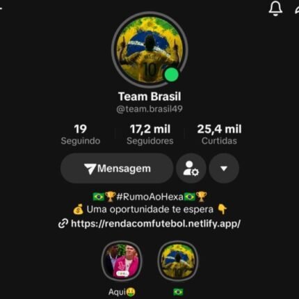 Conta TikTok 17k