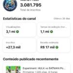 CANAL 3 MILHÕES DE INSCRITOS MONETIZADO TODO OK