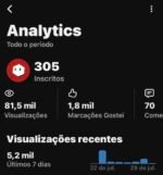 🚀 VENDO CANAL NO YOUTUBE COM 300 INSCRITOS!! 🚀 - ÓTIMO PRA QUEM QUER COMEÇAR COM UM BOM RENDIMENTO!