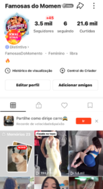 Kwai 3.500 seguidores publico masculino brasileiro