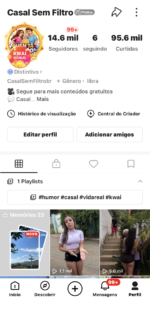 Kwai 14 Mil seguidores