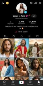 Conta TikTok Shop - 2.475 Mil Seguidores / Nicho Religião (SEM DOCUMENTO)