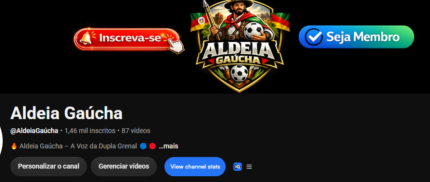 Venda de canal Monetizado 1460 inscritos