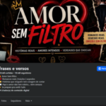 Página Facebook Nicho Relacionamentos / Histórias de Amor Altamente Engajada