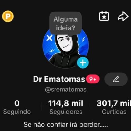 TIKTOK COM 114K SEGUIDORES REAIS