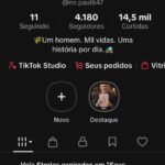 Conta do tiktok shop 4K