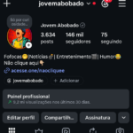 Página de humor Instagram com 146k