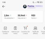Conta Kwai Monetizada com 50 mil seguidores | 2,8 milhões de visualizações | Nível Platina - Imagem 2
