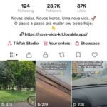 TikTok com 28.7K seguidores, TikTok shop já tá com documento.