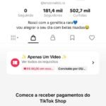 (SHOP E MONETIZAÇÃO) 181 MIL SEGUIDORES