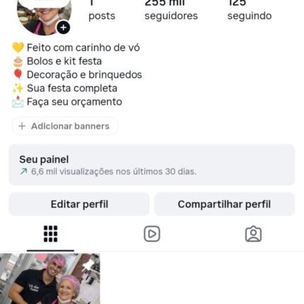 Instagram com 250 mil seguidores (COM EMAIL DE CRIAÇÃO)