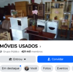 Grupo Facebook MÓVEIS USADOS com 429 Mil Membros