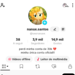 Conta do tik tok