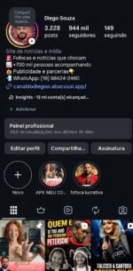 INSTAGRAM COM 950 MIL SEGUIDORES TUDO ORGÂNICO 100% BRASILEIRO
