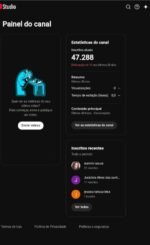 Canal Dak no Youtube com Mais de 47 Mil Inscritos (Apenas 600 R$)