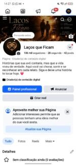 PÁGINA DE FACEBOOK EXTREMAMENTE ENGAJADA + 106K DE SEGUIDORES COM MÉDIA DE +300K DE VIZUALIZAÇÃO POR VÍDEO!!!! (Oferta Imperdível)