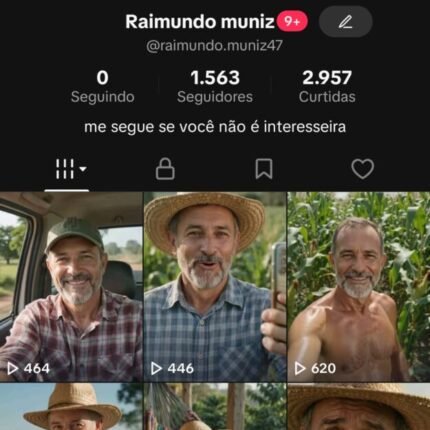 Conta do tiktok 1563 seguidores!