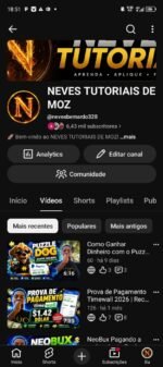 🚀 Vendo Canal do YouTube – Pronto para Monetizar Estou vendendo um canal do YouTube com 6435 inscritos, ideal para quem deseja acelerar o crescimento e criar conteúdo sem começar do zero. 📌 Detalhes do canal: - ✅ 643 inscritos - ✅ Canal ativo - ✅ Pronto para monetizar - ✅ Excelente para diversos nichos (renda extra, tecnologia, tutoriais, entretenimento e muito mais) - ✅ Entrega da conta com total acesso 💬 Se tiver interesse, entre em contato para receber mais informações, estatísticas do canal e negociar o valor.