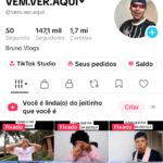 CONTA DO TIKTOK COM 147 MIL SEGUIDORES MONETIZADA