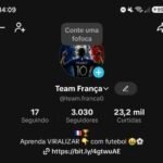 Conta TikTok 3k de seguidores