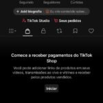 Conta com tiktok shope sem documentos pronto pra vender