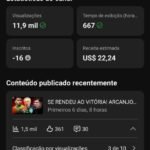 CANAL MONETIZADO! 10 MIL INSCRITOS / PRONTO PARA UTILIZAR