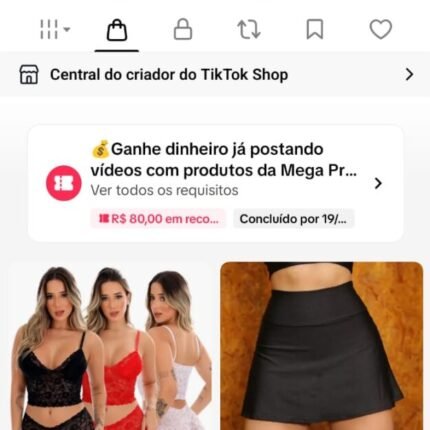 conta tiktok shop ativo