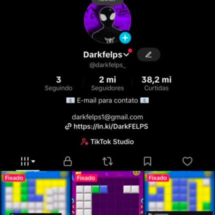 CONTA DE 2 MILHÕES DE SEGUIDORES E 38 MILHÕES DE LIKES ORGANICOS TIKTOK