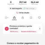 TIKTOK MONETIZADO com SHOP ATIVO 40k Seguidores engajado