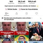 conta do tik tok 58k seguidores